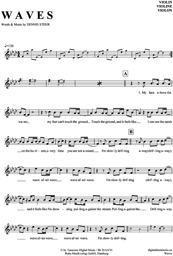 Produktgalerie: Seite 1 von 4 Waves , Probz, Mr. , (Violine)