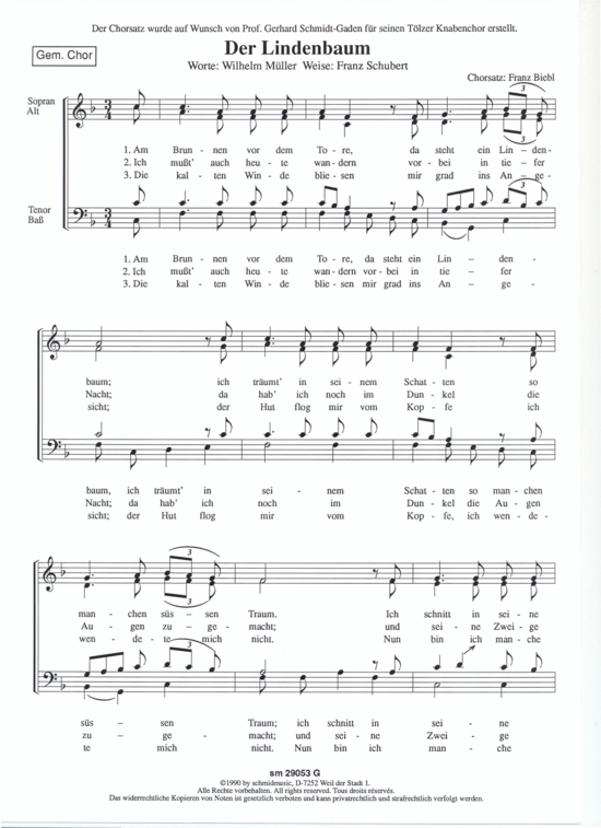 Product picture to: Durch die Natur Franz Schubert