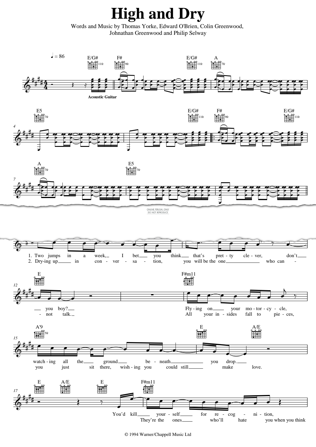 Produktbild zu: High & Dry