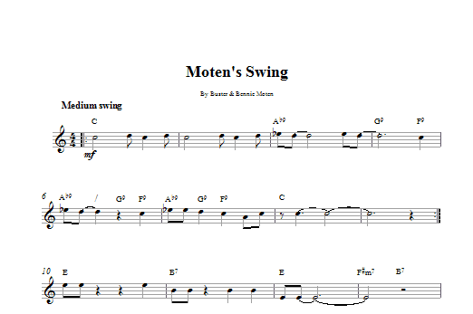 Product picture to: Moten's Swing
