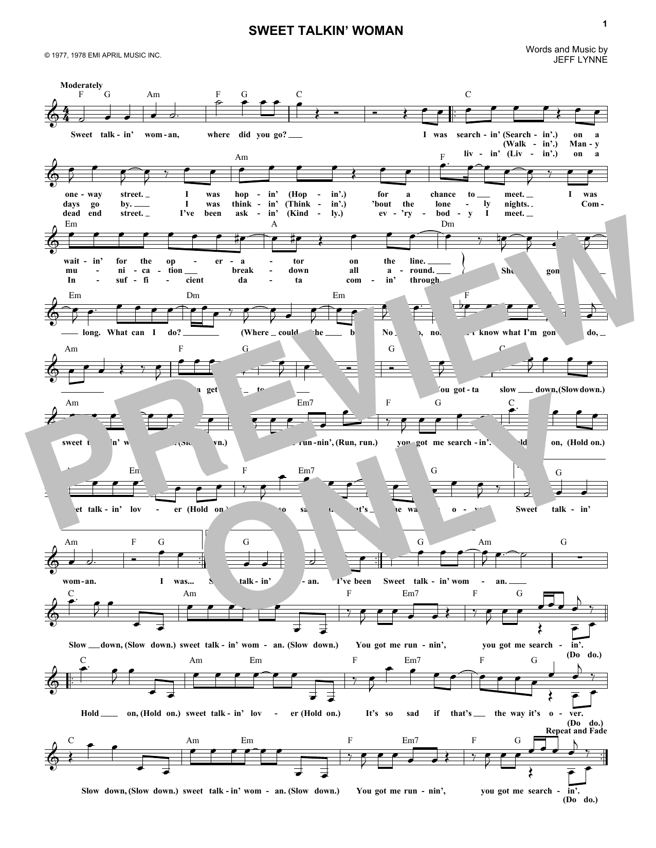 Produktbild zu: Sweet Talkin' Woman