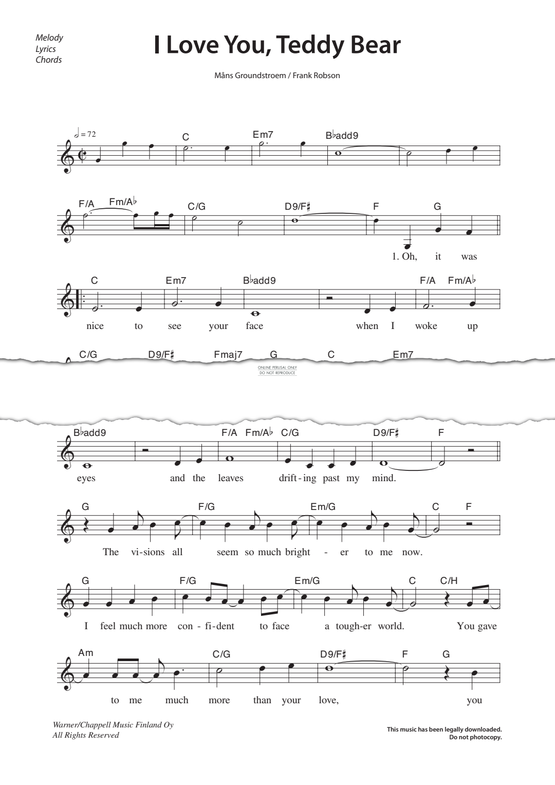 gallery: I Love You Teddy Bear, Tasavallan Presidentti, Gesang, Gitarre, Keyboard