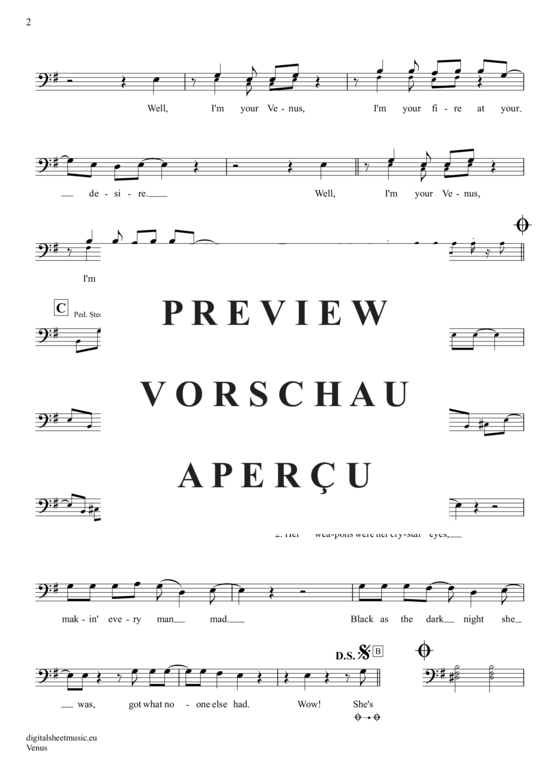 Produktgalerie: Seite 3 von 4 Venus , Shocking Blue, (Violoncello)