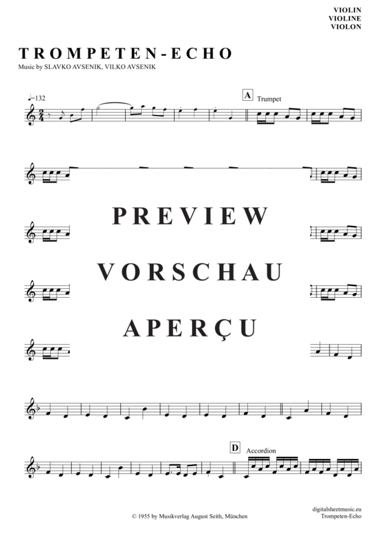 gallery: Trompeten Echo , Avsenik , Slavko, (Violine)