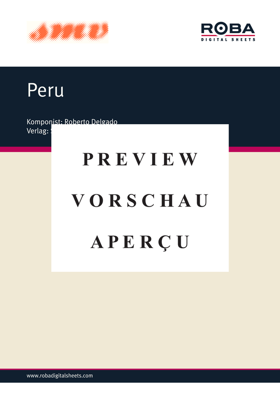 Product gallery: Page 2 of 2 Peru , , Piano Solo