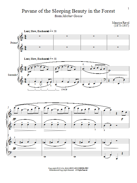 Produktbild zu: Pavane Of The Sleeping Beauty In The Forest