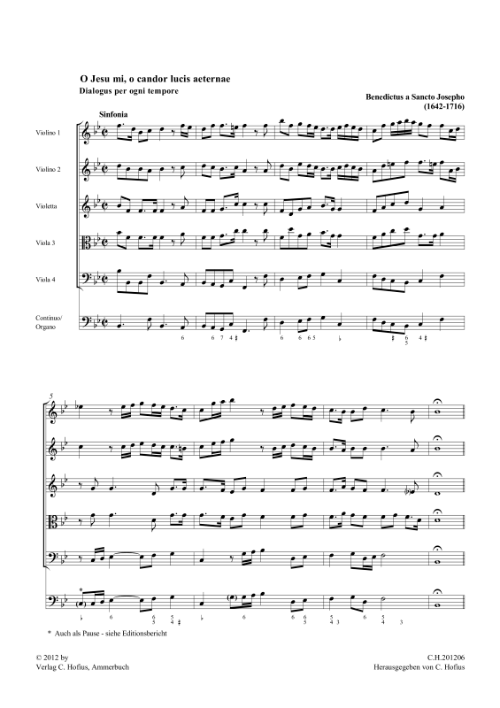 gallery: O Jesu mi, o candor, , (Gemischtes Ensemble CCTB, Streicher Ensemble und Orgel)