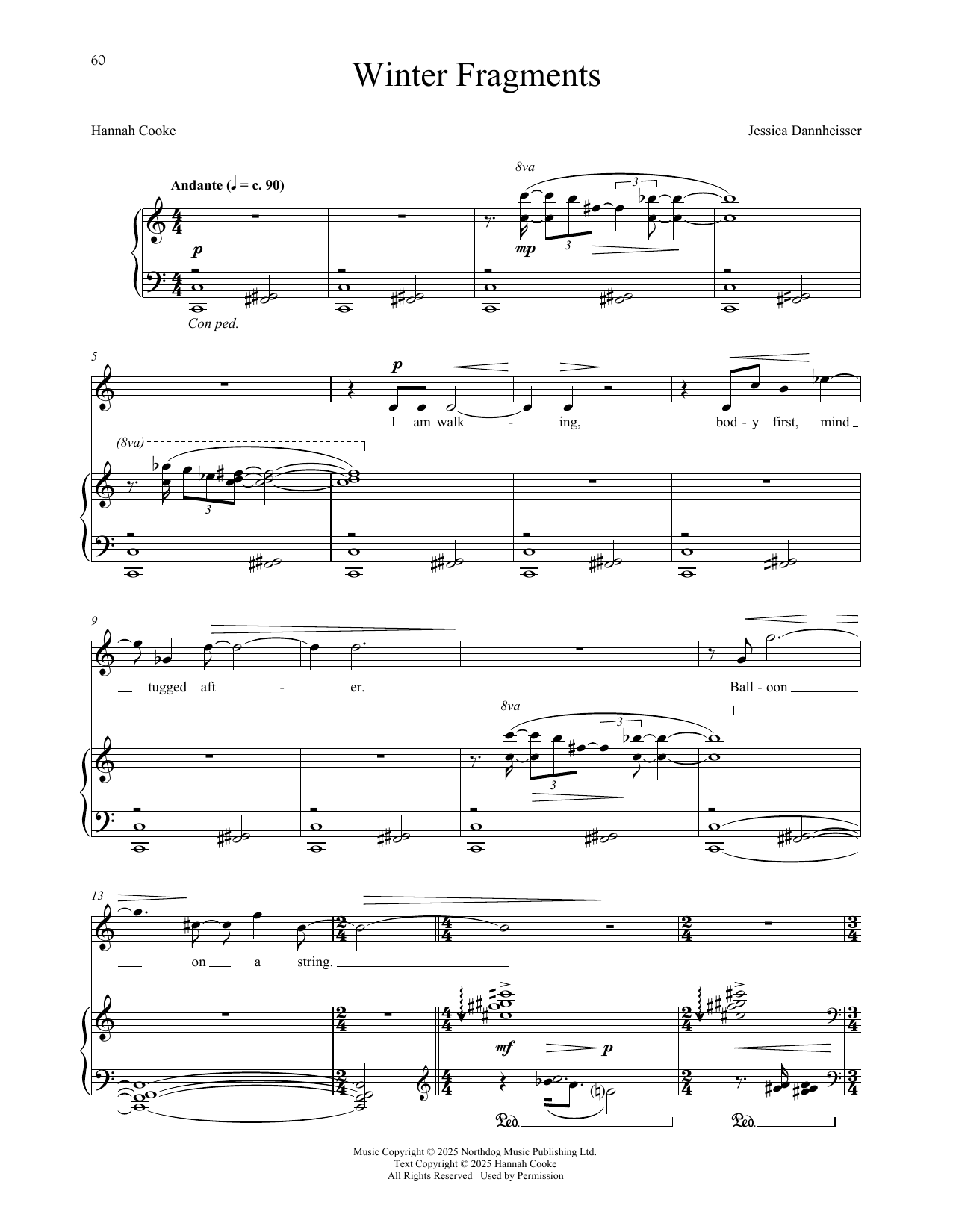 Produktgalerie: Seite 1 von 1 Winter Fragments, Hannah Cooke, Gesang, Klavier
