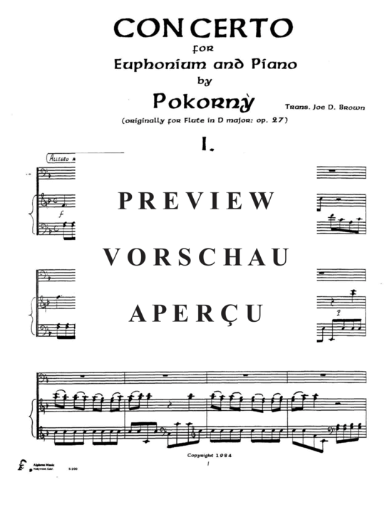 Product gallery: Page 5 of 21 Concerto in F Major , , (euphonium + piano)