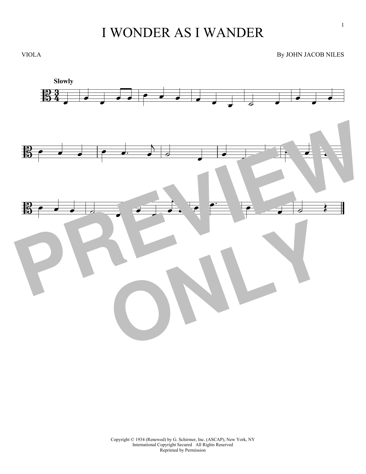 Product gallery: Page 1 of 1 I Wonder As I Wander, John Jacob Niles