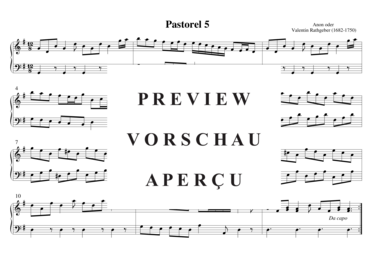 gallery: Orgelstücke, 9 Pastorell, 2 Pastorella, Praeambulum , , (Orgel/Klavier Solo)