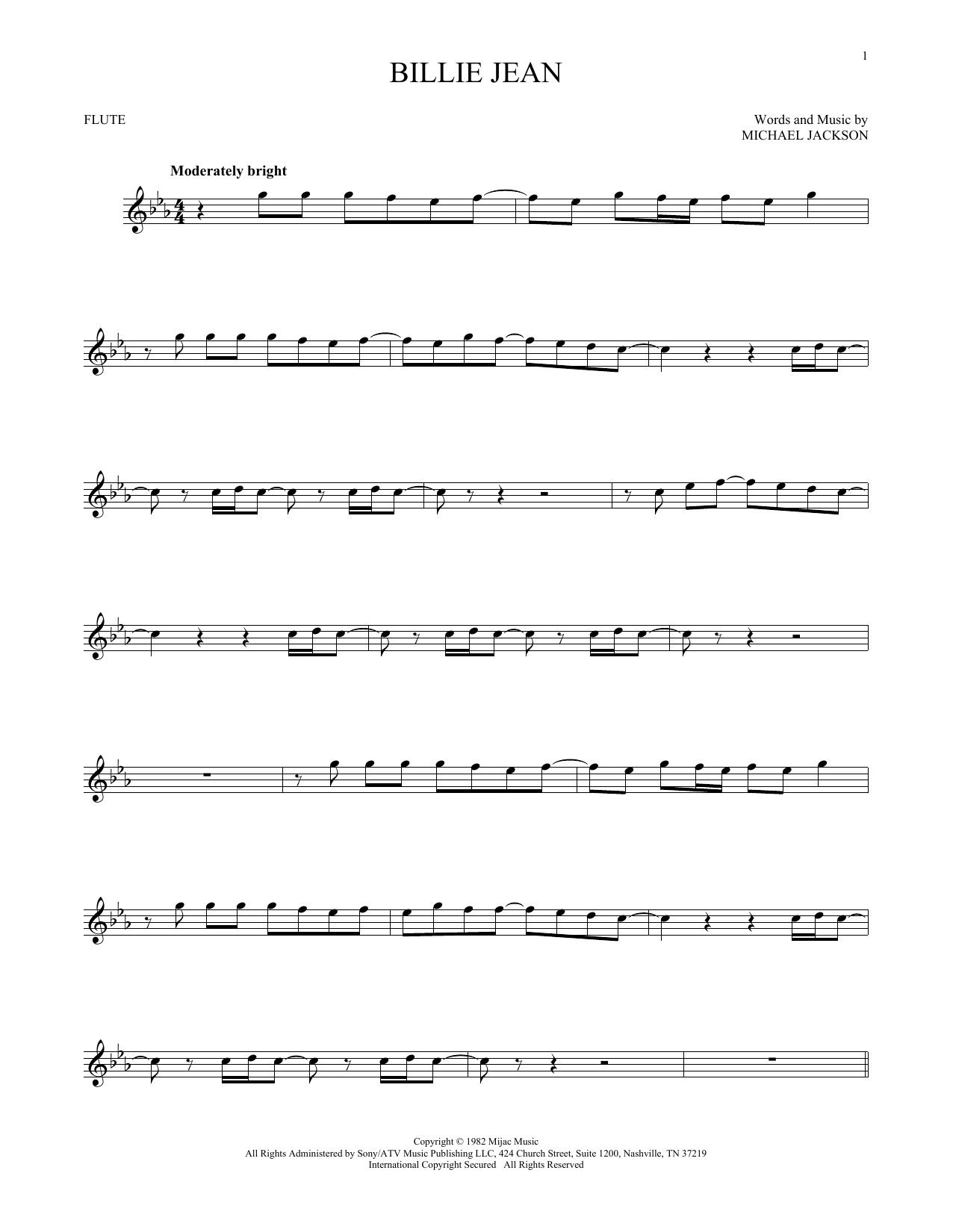 Product gallery: Page 1 of 1 Billie Jean, Michael Jackson