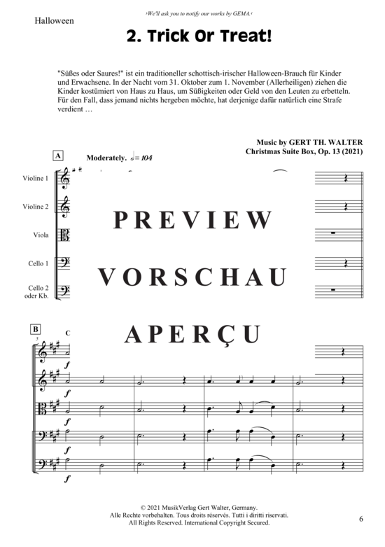 gallery: Trick Or Treat! , , (Streicher Quintett)