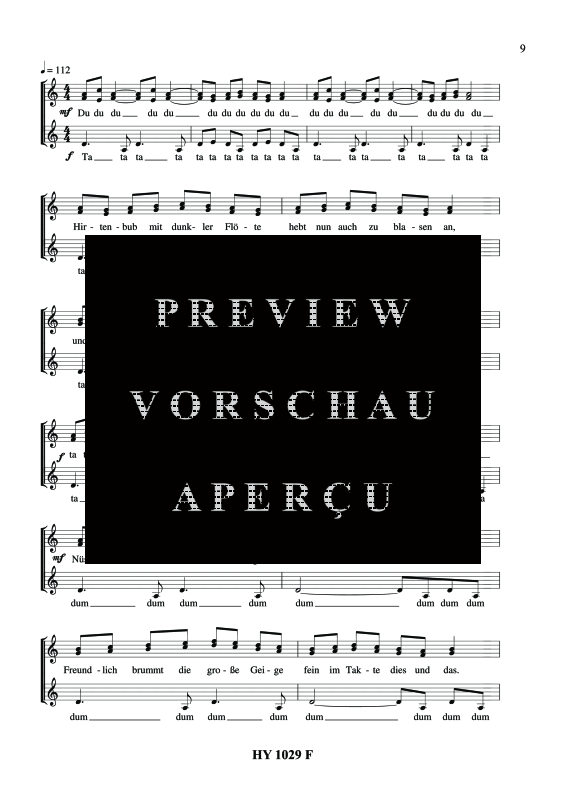 Product gallery: Page 10 of 11 Vier weihnachtliche Lieder, , (female choir SSAA)