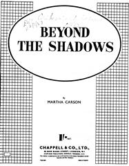 cover: Beyond The Shadows, Martha Carson, Gesang, Gitarre, Klavier