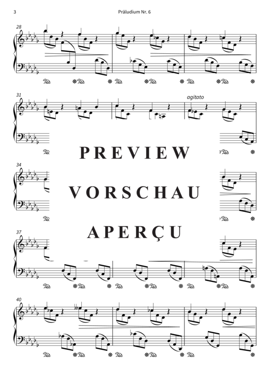 Product gallery: Page 6 of 8 Präludium Nr. 6 (Aus Acht Präludien op. 12) , , Piano Solo