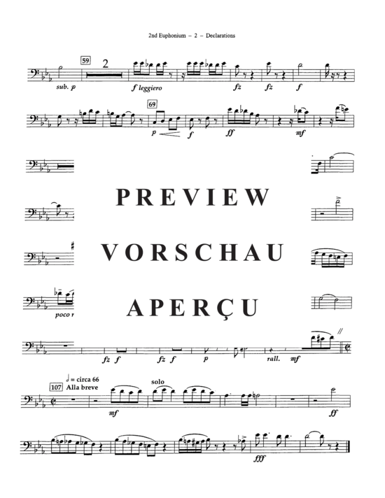 Produktgalerie: Seite 20 von 21 Declarations , , (Tuba Ensemble EEETTT)
