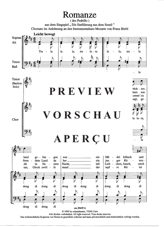 Product gallery: Page 2 of 3 Romanze des Pedrollo , , (tenor solo + mixed choir)