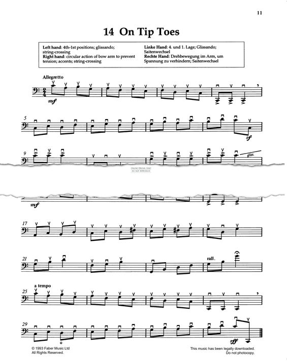 Produktgalerie: Seite 1 von 1 On Tip Toes, Pat Legg, Violoncello