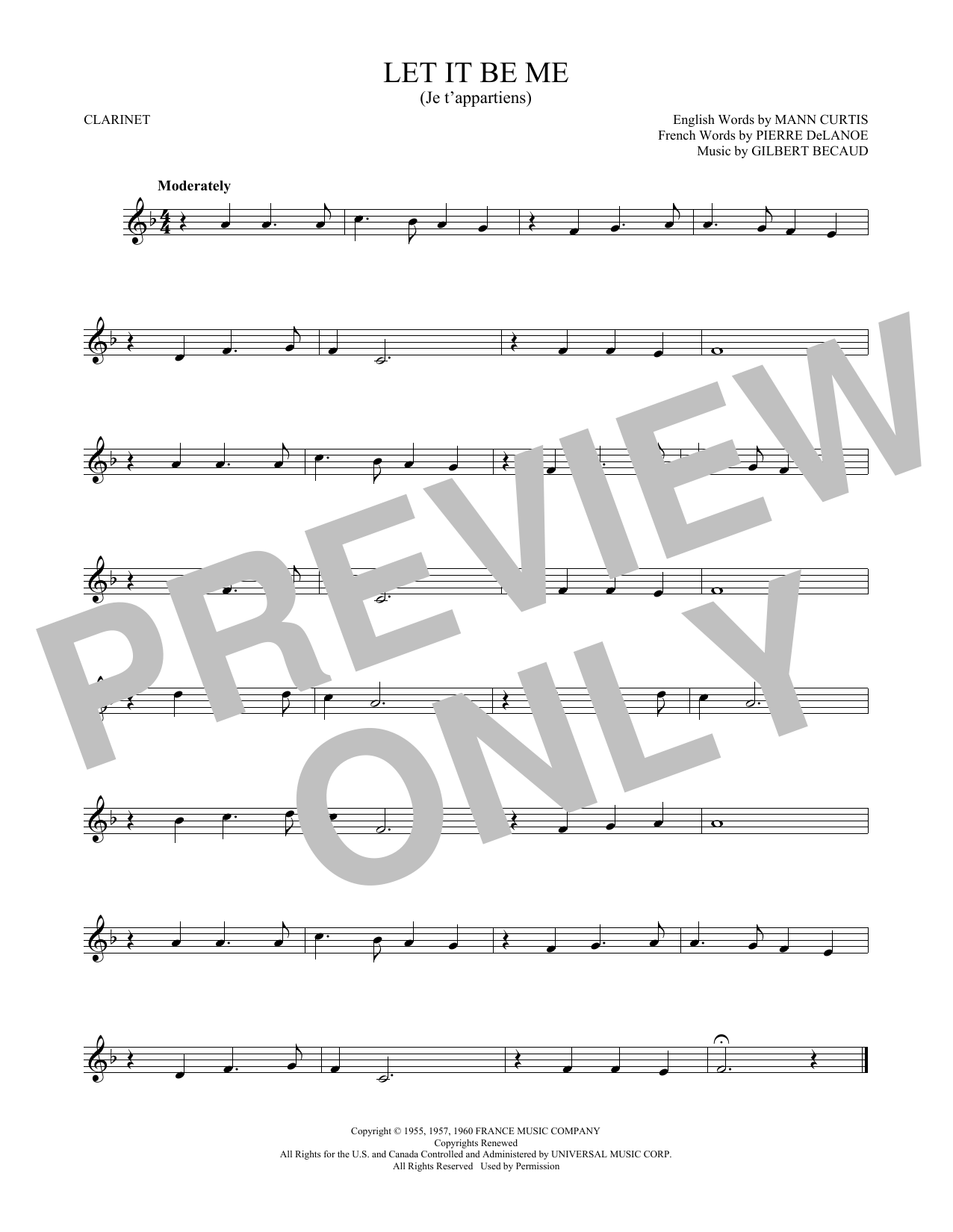Product gallery: Page 1 of 1 Let It Be Me (Je T'appartiens), Everly Brothers