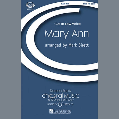 cover: Mary Ann, Mark Sirett