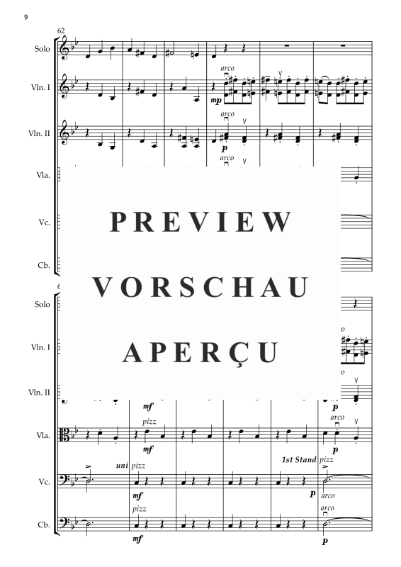 Product gallery: Page 11 of 11 Danse macabre, Op. 40 - For advanced youth and amateur orchestras, , Solo Violin and String Orchestra