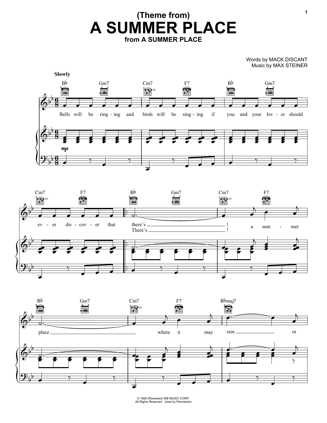 Produktbild zu: (Theme From) A Summer Place