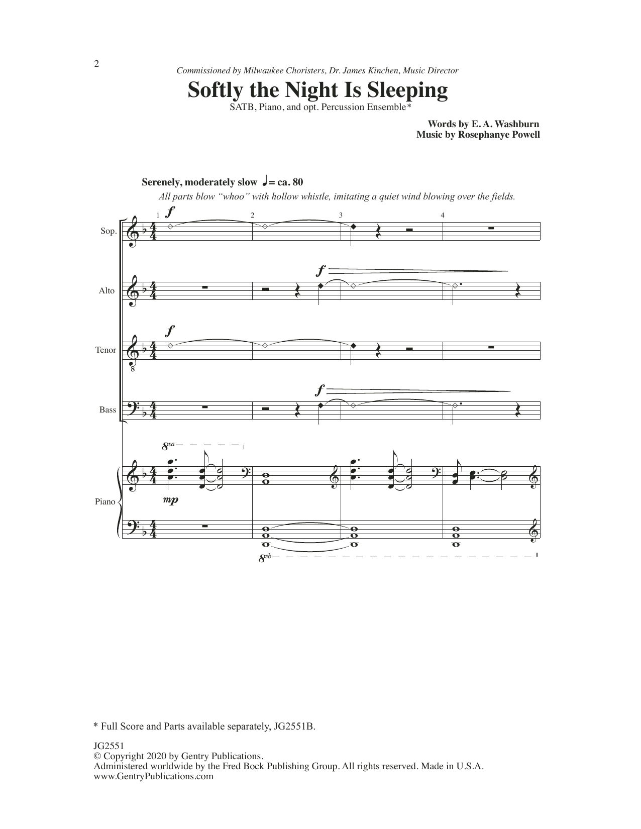 Produktbild zu: Softly The Night Is Sleeping