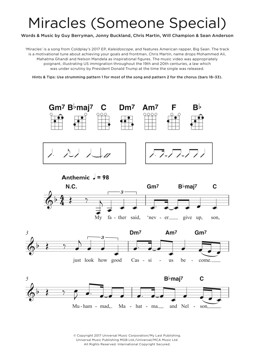 Product gallery: Page 1 of 1 Miracles (Someone Special) (featuring Big Sean), Coldplay