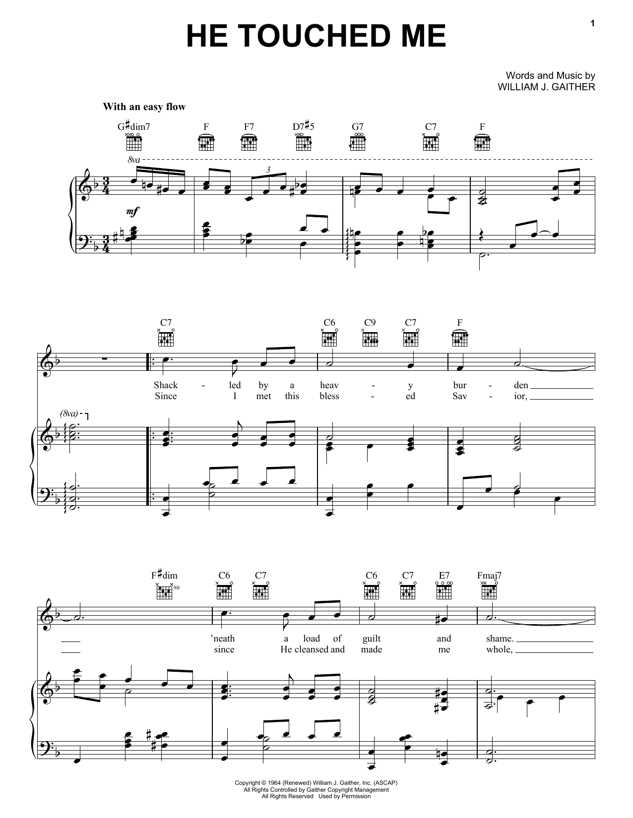 Produktgalerie: Seite 1 von 1 He Touched Me, Elvis Presley, Gesang, Gitarre, Klavier