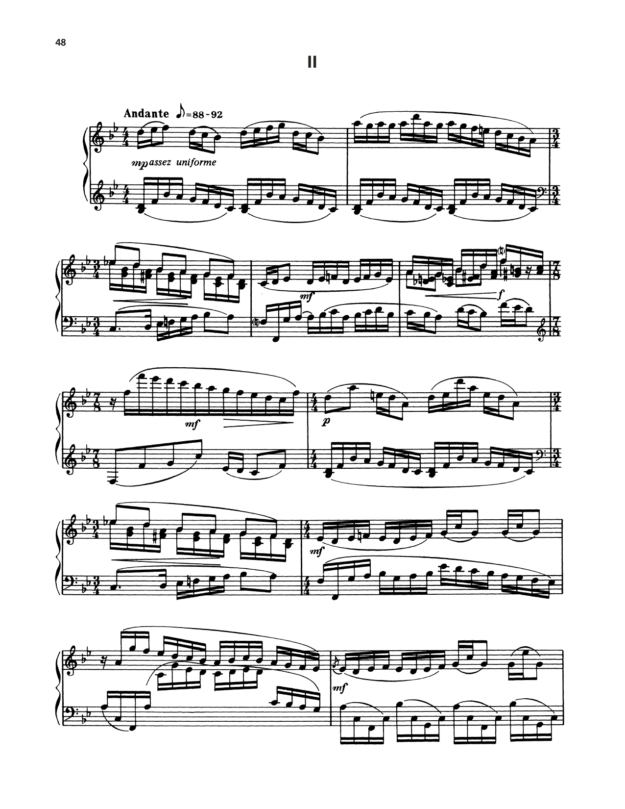 Product gallery: Page 1 of 1 Suite For Piano - II. Andante, Francis Poulenc