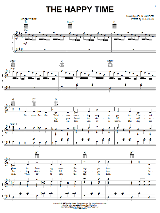 Produktbild zu: The Happy Time (from The Happy Time)