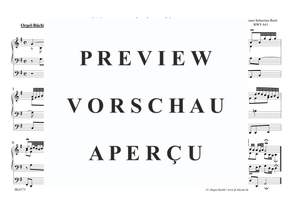 gallery: Wenn wir in höchsten Nöten sein (Orgel-Büchlein Nr. 42), , Orgel Solo