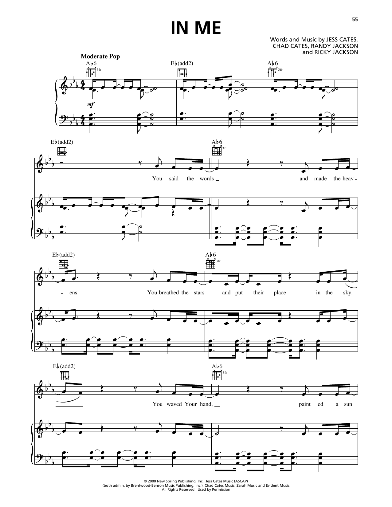 Produktgalerie: Seite 1 von 1 In Me, Rebecca St. James, Gesang, Gitarre, Klavier
