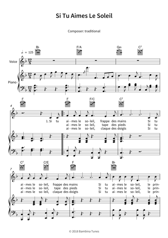 Produktbild zu: Si Tu Aimes Le Soleiltraditional