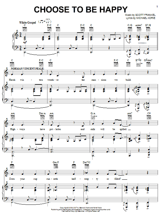 Produktbild zu:  Choose To Be Happy - Michael Korie