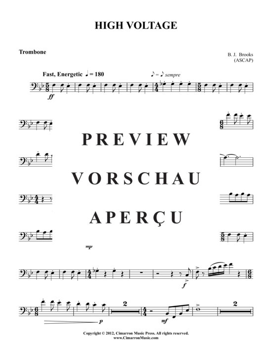 Produktgalerie: Seite 16 von 21 High Voltage , , (Blechbläserquintett)