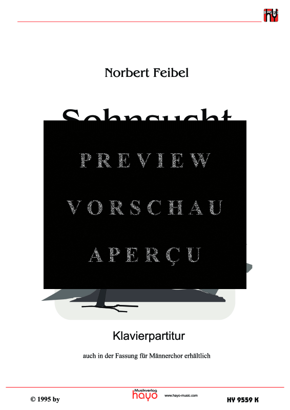 gallery: Sehnsucht, , (Gemischter Chor und Klavier - Klavierpartitur)