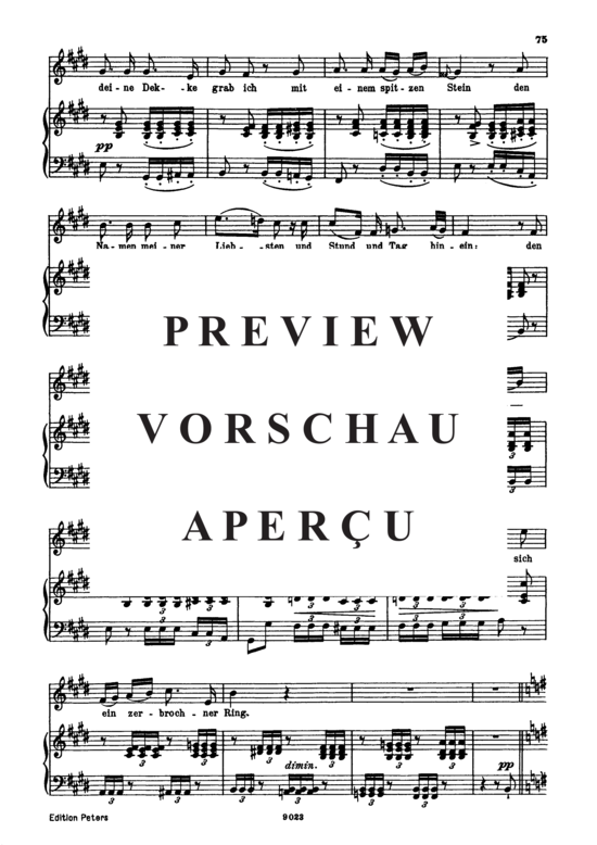 Product gallery: Page 3 of 5 Auf dem Flusse D.911-7 (Winterreise), , High Voice and Piano