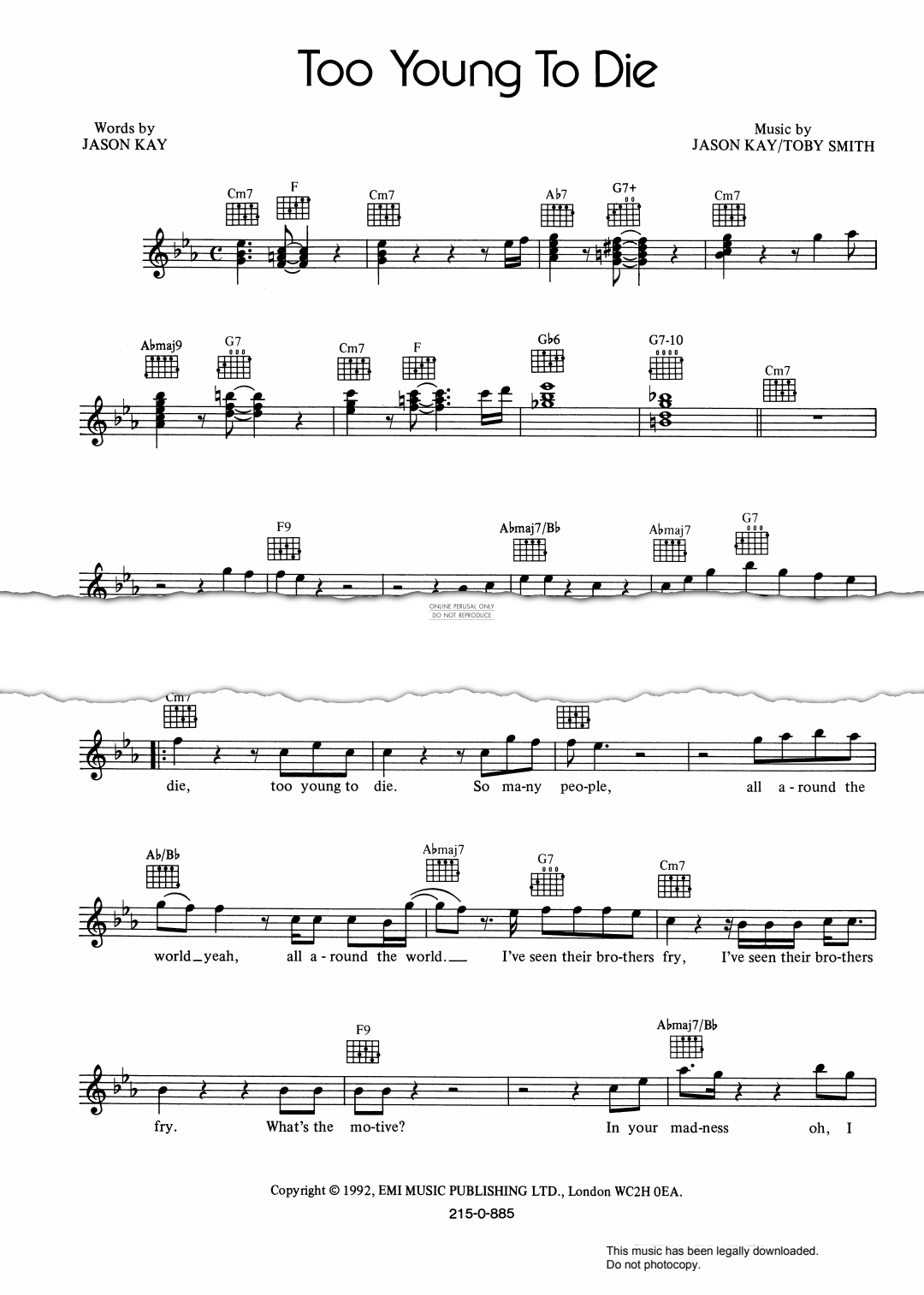 gallery: Too Young To Die, Jamiroquai