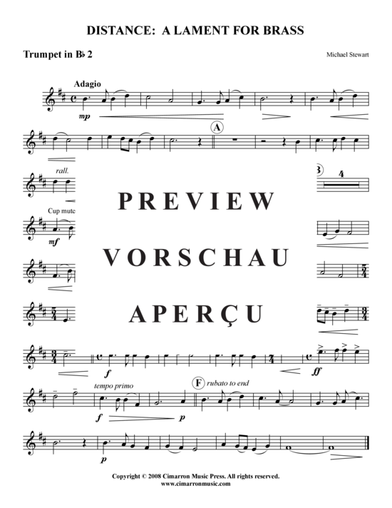 Product gallery: Page 11 of 13 Distance: Lament for Brass , , (Brass Ensemble)