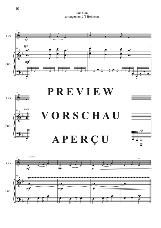 Produktgalerie: Seite 11 von 14 Suo Gan , , (Horn in F + Klavier)