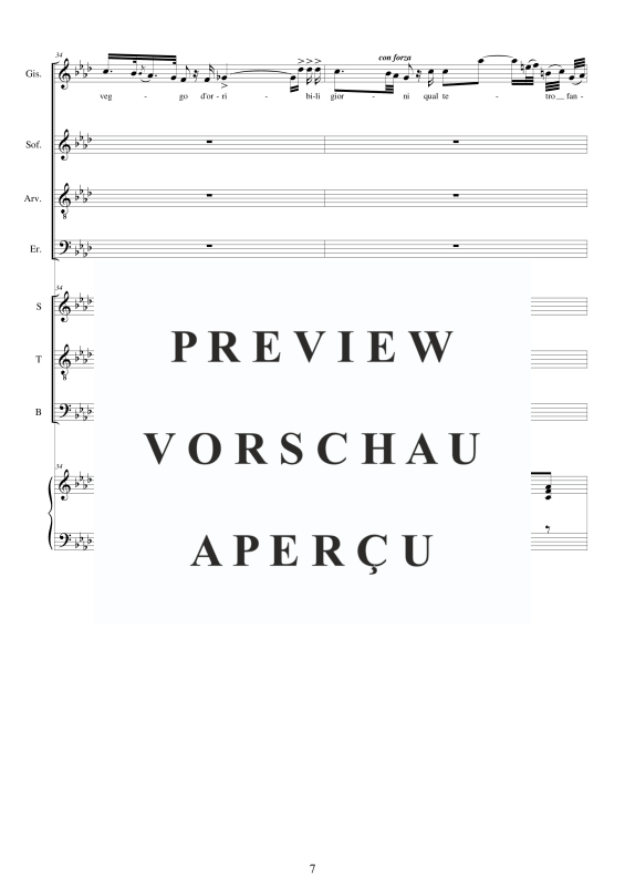 Produktgalerie: Seite 8 von 11 I Lombardi - (Act 2-VII-VIII-IX) Se vano è il pregare, , Gemischter Chor STB Soli und Klavier