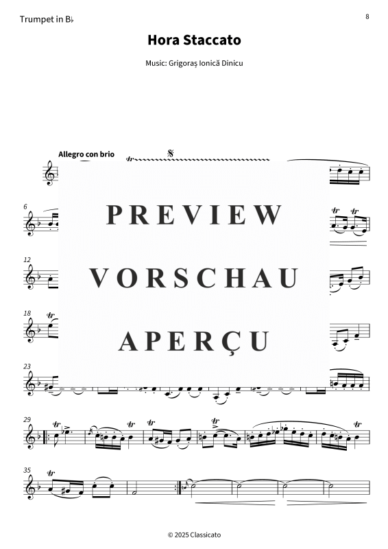 gallery: Hora Staccato, , (Trompete in B und Klavier)