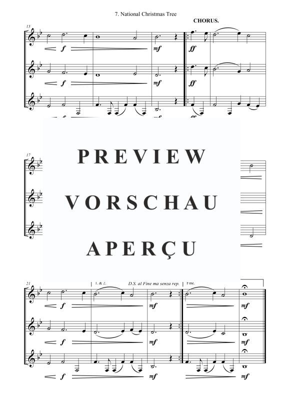 Produktgalerie: Seite 3 von 6 National Christmas Tree, , (Klarinetten Trio)