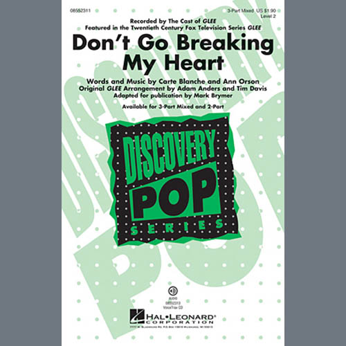 cover: Don't Go Breaking My Heart (arr. Mark Brymer), Glee Cast, Chor