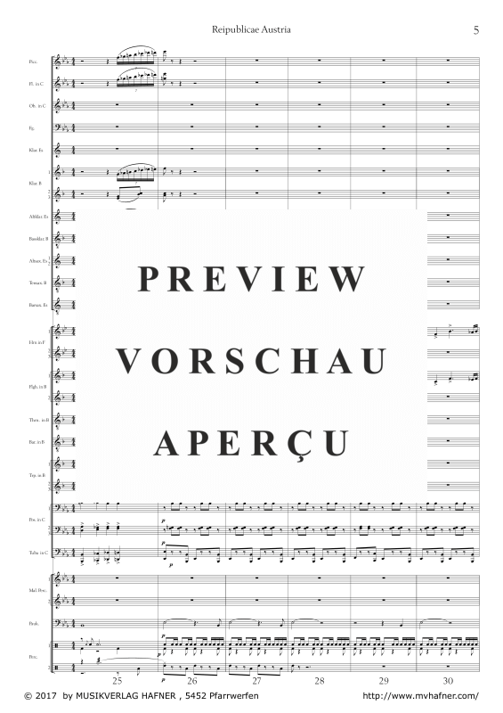 Product gallery: Page 10 of 11 Reipublicae Austria, , (large wind orchestra)