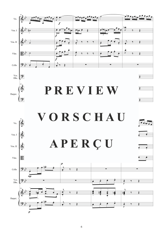 Produktgalerie: Seite 7 von 11 Violin Konzert in G-Moll BWV 1056, , Gemischtes Ensemble Violine, Violoncello, Streicher und Cembalo BC