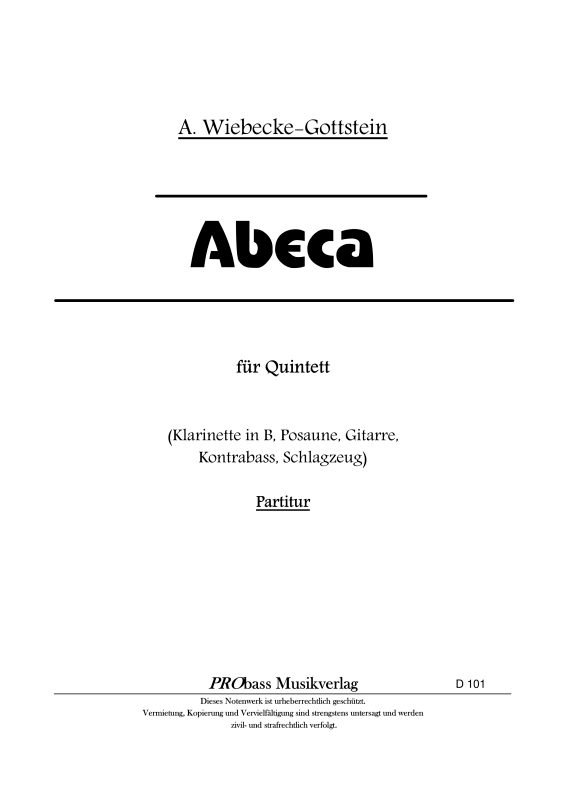 Produktbild zu: Abeca