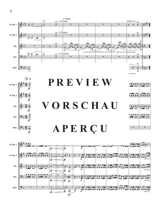 Produktgalerie: Seite 3 von 17 Wilhelm Tell Ouvertüre , , (Blechbläserquintett)